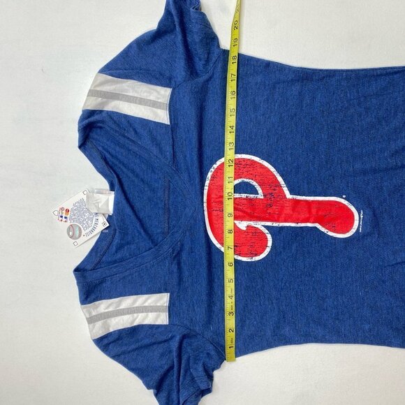 NWT Genuine Merchandise Blue Graphic T-Shirt - Picture 5 of 8